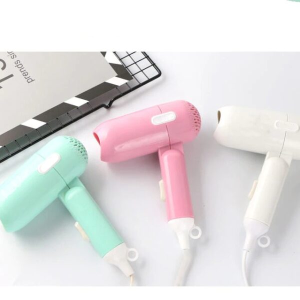1400W Mini Hair Dryer Foldable House Thermostatic Air Collecting Traveler Blower