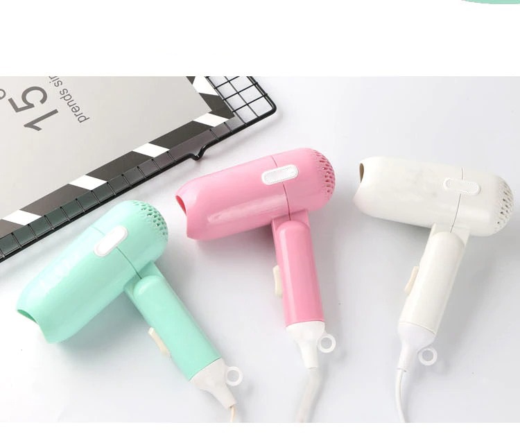 1400W Mini Hair Dryer Foldable House Thermostatic Air Collecting Traveler Blower