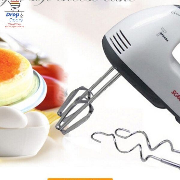 Electric Hand Mixer Machine With 7 Speed Hand