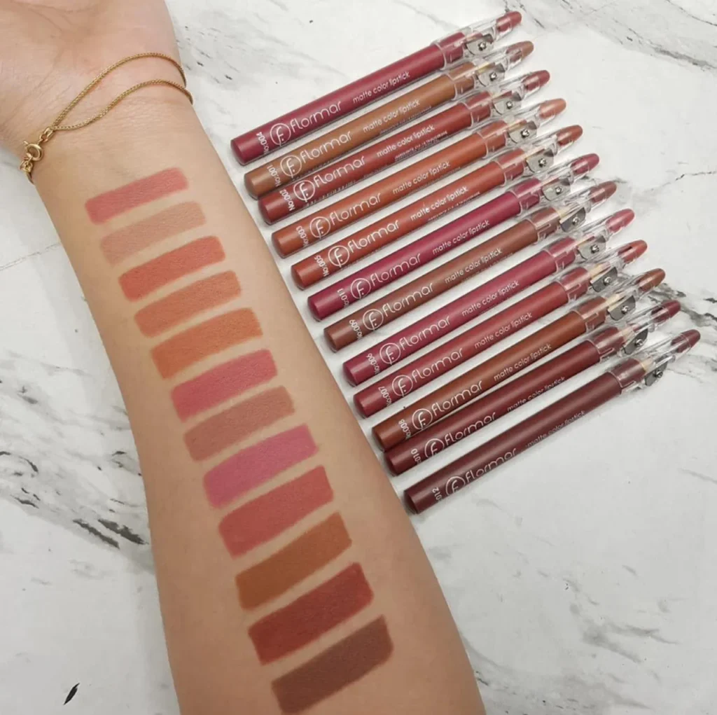 Flormar Lip Pencils Shades Of Nude Package Includes 12 X Lip Pencil Pack Of 12 (random Color)