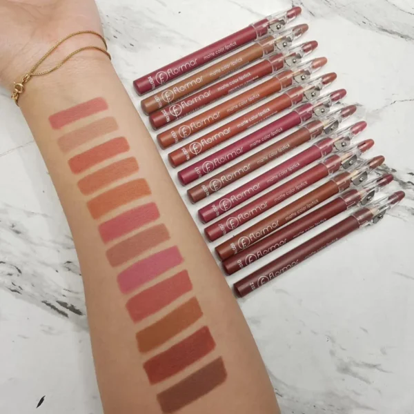 Flormar Lip Pencils Shades Of Nude Package Includes 12 X Lip Pencil Pack Of 12 (random Color)