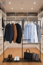 Modern Minimalist Industrial Clothing Rack