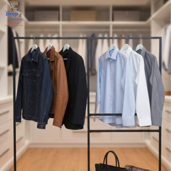 Modern Minimalist Industrial Clothing Rack